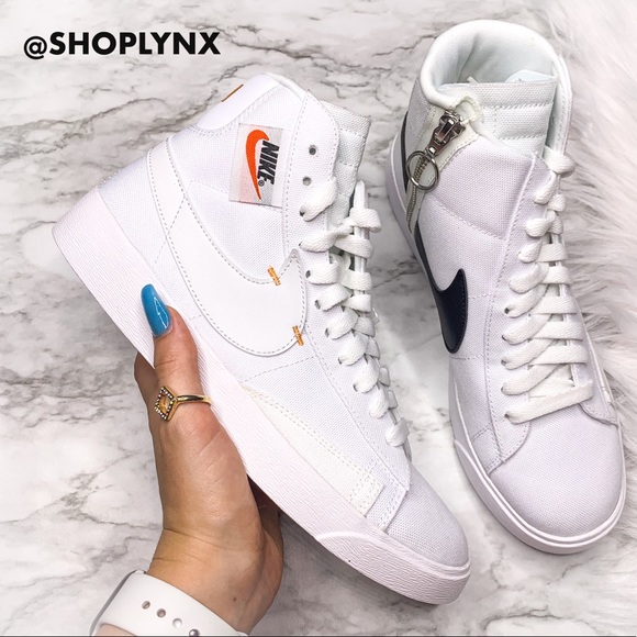 nike blazer mid rebel white